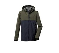 killtec Boy's Chaqueta softshell/chaqueta outdoor con capucha KOS 219 BYS SFTSHLL JCKT, dark olive, 140, 39118-000