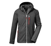 killtec Boy's Chaqueta softshell/chaqueta outdoor con capucha KOS 61 BYS SFTSHLL JCKT, anthracite, 152, 37839-000