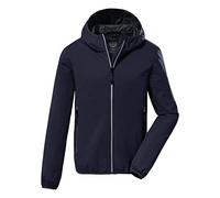 Killtec Boy's Chaqueta softshell con capucha, plegable - KOS 167 BYS SFTSHLL JCKT, dark navy, 140, 38365-000