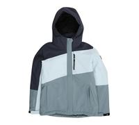killtec Niñas Chaqueta funcional/chaqueta de exterior con capucha y protección contra la nieve KOW 218 GRLS JCKT, rauchblau, 128, 43503-000