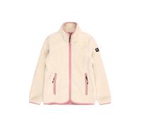 killtec Niñas Chaqueta de sherpa/chaqueta de forro polar con cuello alto KOW 242 GRLS FLC JCKT, ecru, 164, 43577-000