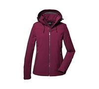 killtec Dama Chaqueta softshell para mujer con cálido forro polar interior Damen Softshelljacke, dunkelrose, 41113-000