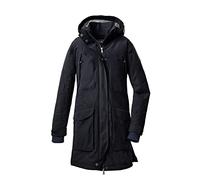 Killtec Girl's Abrigo outdoor/parka funcional con capucha con cremallera KOW 186 GRLS CT, dark navy, 128, 37981-000