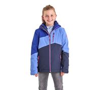 Killtec Girl's Chaqueta de esquí/chaqueta funcional con capucha con cremallera y protección contra la nieve KSW 166 GRLS SKI JCKT, deep royal, 116, 38509-000