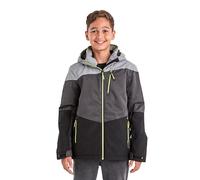 Killtec Girl's Chaqueta de esquí/chaqueta funcional con capucha y protección contra la nieve KSW 161 BYS SKI JCKT, grey melange, 116, 38494-000
