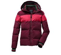 Killtec Girl's Chaqueta de invierno/chaqueta de plumón con capucha KOW 192 GRLS QLTD JCKT, blackberry, 164, 38505-000