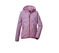 killtec Girl's Chaqueta funcional/chaqueta de exterior con capucha, plegable KOS 211 GRLS JCKT, light pink, 176, 39108-000