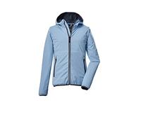 killtec Girl's Chaqueta funcional de 2 capas/chaqueta de exterior con capucha, plegable KOS 229 GRLS JCKT, ice-blue, 176, 39647-000