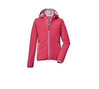 killtec Girl's Chaqueta funcional de 2 capas/chaqueta de exterior con capucha, plegable KOS 229 GRLS JCKT, pink, 140, 39647-000