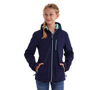 Killtec Girls Jacke Softshell/Chaqueta Exterior con Capucha, Dunkelnavy, 128 para Niñas