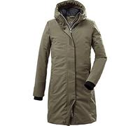 Killtec Girl's Parka/parka funcional con capucha KOW 37 GRLS CT, oliváceo, 140, 37870-000
