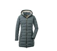 Killtec Gw 13 Wmn Qltd Prk Parka Funcional con Capucha Desmontable, Aqua Verde, 42 para Mujer