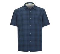 killtec Hombre Camisa Funcional KOS 98 MN WVN SHRT, Dunkelblau, M, 38009-000