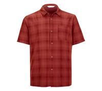 killtec Hombre Camisa Funcional KOS 98 MN WVN SHRT, Ziegelrot, XXL, 38009-000