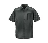 killtec Hombre Camiseta Funcional/Camiseta de Manga Corta/Camiseta Outdoor KOS 44 MN WVN SHRT, dunkelgrün, L, 42790-000
