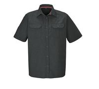 killtec Hombre Camiseta Funcional/Camiseta de Manga Corta/Camiseta Outdoor KOS 47 MN WVN SHRT, dunkelgrün, L, 42843-000