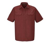 killtec Hombre Camiseta Funcional/Camiseta de Manga Corta/Camiseta Outdoor KOS 47 MN WVN SHRT, Ziegelrot, XXL, 42843-000