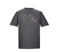 killtec Hombre Camiseta Manga Corta/Cuello Redondo KOS 78 MN TSHRT, dunkelanthra, XL, 44212-000
