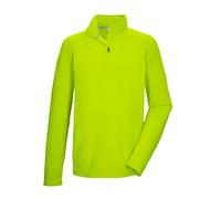 killtec Hombre Camiseta Polar con Cremallera KSW 100 MN FLC SHRT | Jersey de forro polar cálido con cuello alto, manga larga, cremallera corta y protector de barbilla, ideal para outdoor