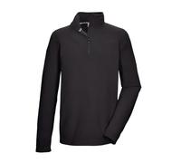 killtec Hombre Camiseta Polar con Cremallera KSW 100 MN FLC SHRT | Jersey de forro polar cálido con cuello alto, manga larga, cremallera corta y protector de barbilla, ideal para outdoor