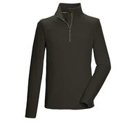killtec Hombre Camiseta Polar con Cuello Alto y Cremallera KSW 99 MN FLC SHRT, dunkelolive, XXL, 40878-000