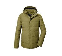 killtec Hombre Chaqueta acolchada/chaqueta funcional con capucha con cremallera KOW 2 MN QLTD JCKT, blasses oliv, L, 41836-000
