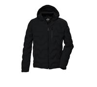 killtec Hombre Chaqueta acolchada con capucha/chaqueta repelente al agua KOW 60 MN QLTD JCKT, schwarz, M, 41834-000