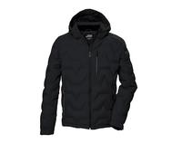 killtec Hombre Chaqueta acolchada con capucha/chaqueta repelente al agua KOW 60 MN QLTD JCKT, schwarz, L, 41834-000