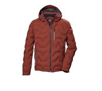 killtec Hombre Chaqueta acolchada con capucha/chaqueta repelente al agua KOW 60 MN QLTD JCKT, ziegelrot, S, 41834-000