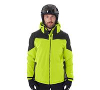 killtec Hombre Chaqueta de esquí/chaqueta funcional con capucha con cremallera, protección contra la nieve y ventilación en las axilas KSW 51 MN SKI JCKT, frühlingsgrün, S, 43442-000
