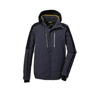 killtec Hombre Chaqueta de esquí/chaqueta funcional con capucha con cremallera y protección contra la nieve KSW 69 MN SKI JCKT, dunkel stahlblau, L, 41956-000