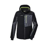 Killtec Hombre Chaqueta de esquí/chaqueta funcional con capucha con cremallera y protección contra la nieve KSW 71 MN SKI JCKT, schwarz, XL, 41960-000