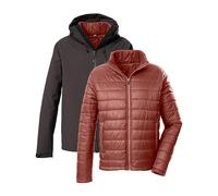killtec Hombre Chaqueta de exterior/3 en 1 chaqueta funcional con capucha y chaqueta acolchada con cremallera KOW 95 MN JCKT, ebenholz, XL, 43492-000