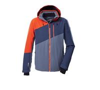 killtec Hombre Chaqueta de exterior/chaqueta funcional con capucha con cremallera y protección contra la nieve KSW 32 MN SKI JCKT, stahl, L, 43430-000