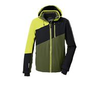 killtec Hombre Chaqueta de exterior/chaqueta funcional con capucha con cremallera y protección contra la nieve KSW 32 MN SKI JCKT, waldgrün, M, 43430-000