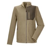 killtec Hombre Chaqueta de forro polar Sherpa con cuello alto KOW 105 MN FLC JCKT, taupe, XL, 43455-000