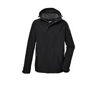 killtec Hombre Chaqueta funcional/chaqueta de exterior con capucha con cremallera KOS 87 MN JCKT_XENIOS, schwarz, L, 43281-000