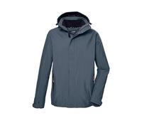Killtec Hombre Chaqueta funcional/chaqueta de exterior con capucha con cremallera KOS 87 MN JCKT_XENIOS, deep water, S, 43281-000