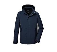 killtec Hombre Chaqueta funcional/chaqueta de exterior con capucha con cremallera KOW 4 MN JCKT, dunkelblau, L, 41843-000