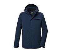 killtec Hombre Chaqueta funcional/chaqueta de exterior con capucha con cremallera KOW 5 MN JCKT, dunkelblau, XL, 41844-000