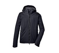 killtec Hombre Chaqueta funcional/chaqueta de exterior con capucha desmontable KOS 12 MN JCKT, dark navy, L, 41261-000