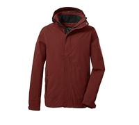 killtec Hombre Chaqueta funcional/chaqueta de exterior con capucha desmontable KOS 87 MN JCKT_XENIOS, rust, S, 39147-000