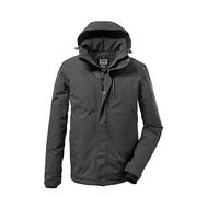 killtec Hombre Chaqueta funcional con capucha con cremallera KOW 161 MN JCKT, dunkel stahl, M, 37589-000