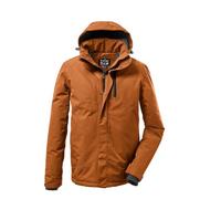 killtec Hombre Chaqueta funcional con capucha con cremallera KOW 161 MN JCKT, gebranntes orange, XL, 37589-000