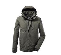 killtec Hombre Chaqueta funcional con capucha con cremallera KOW 161 MN JCKT, olive, XL, 37589-000