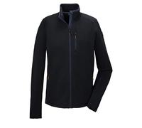 killtec Hombre Chaqueta Powerstretch con cuello alto KOS 92 MN FLX JCKT, schwarz blau, S, 42800-000