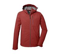killtec Hombre Chaqueta softshell/chaqueta de exterior con capucha KOS 259 MN SFTSHLL JCKT, ziegelrot, L, 41367-000