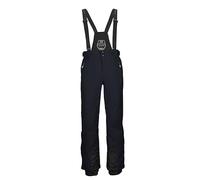 killtec Hombre Pantalones de esquí/Pantalones funcionales con Tirantes Desmontables, protección de los Bordes y protección contra la Nieve KSW 100 ENOSH MN SKI PNTS, Schwarz Blau, M, 43431-000