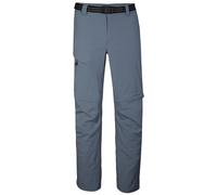 killtec Hombre Pantalones funcionales/Pantalones de Senderismo con Perneras con Cremallera y cinturón KOS 13 MN PNTS, Stahlblau, 54, 42828-000
