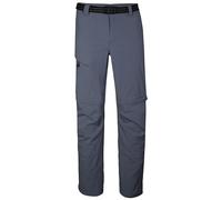 killtec Hombre Pantalones funcionales/Pantalones de Senderismo con Perneras con Cremallera y cinturón KOS 13 MN PNTS, Stahlblau, 50, 42828-000